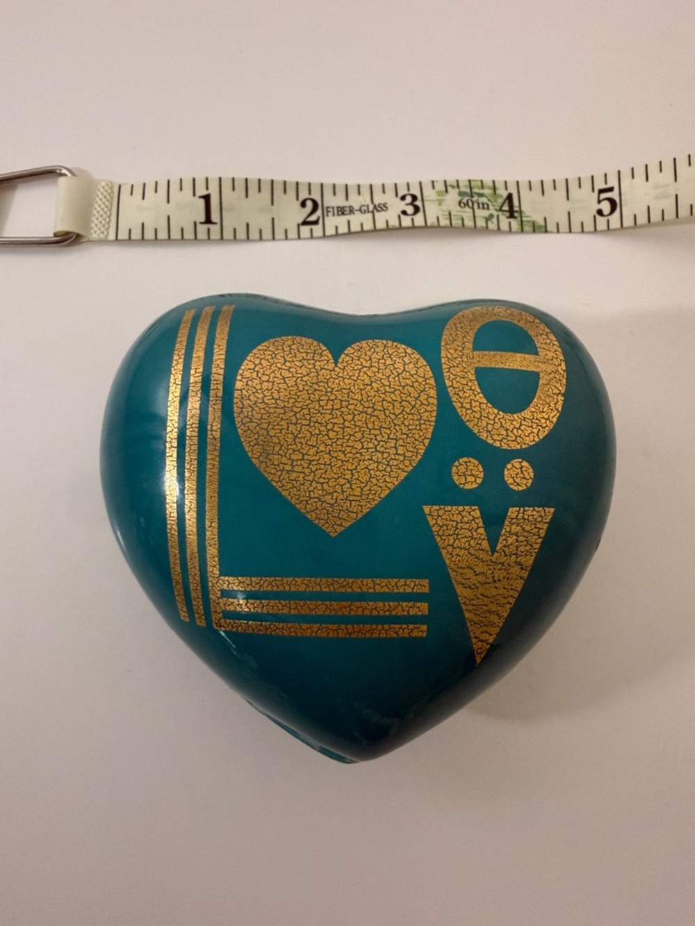 Jonathan Adler Love Heart Trinket Box with Gold Graphic - Picture 6 of 6